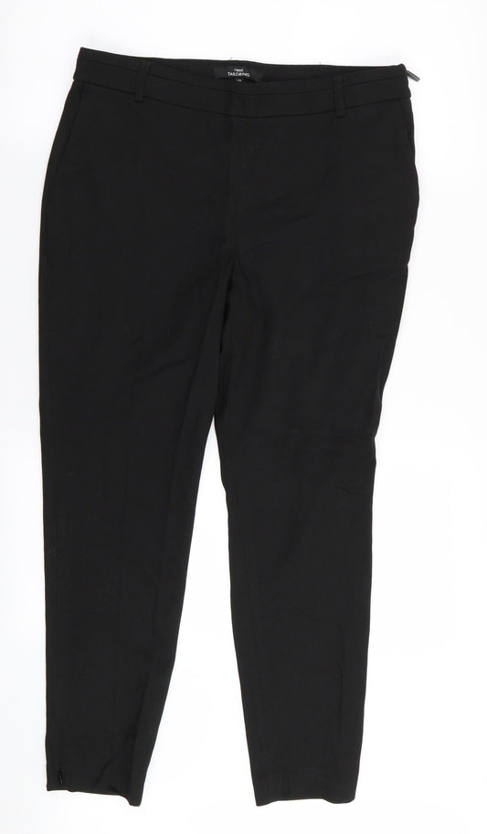 Womens UK Size 12 NEXT Regular Fit  Black Trousers