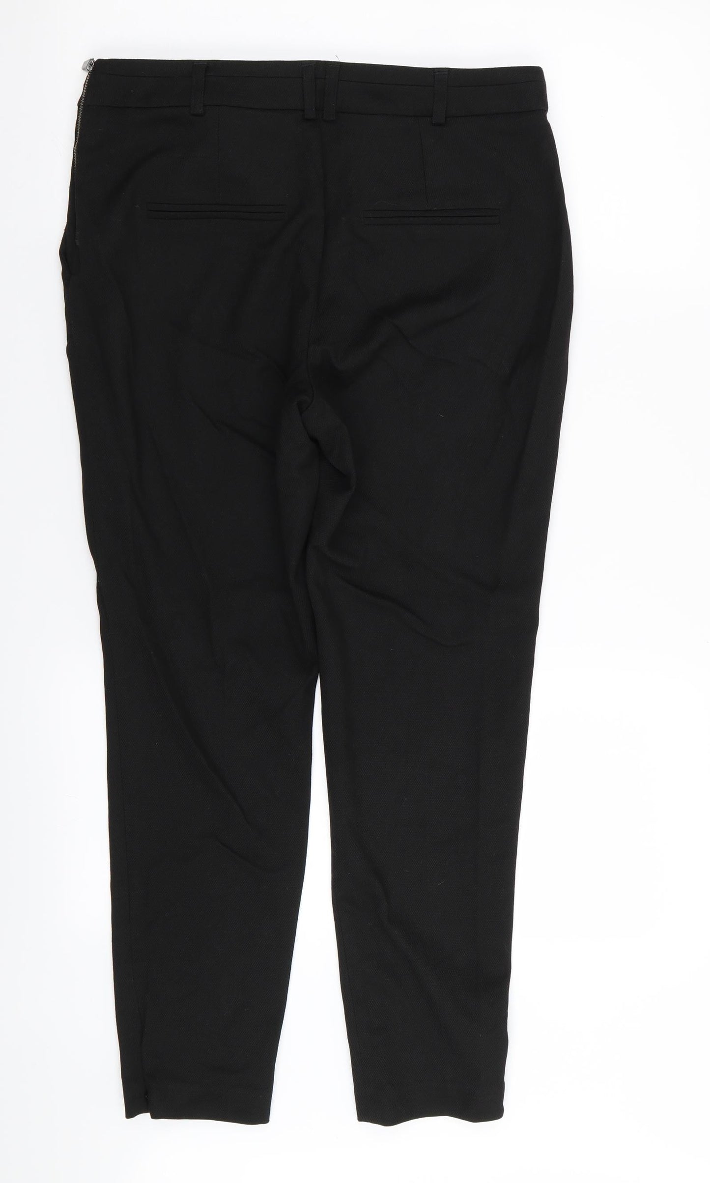 Womens UK Size 12 NEXT Regular Fit  Black Trousers