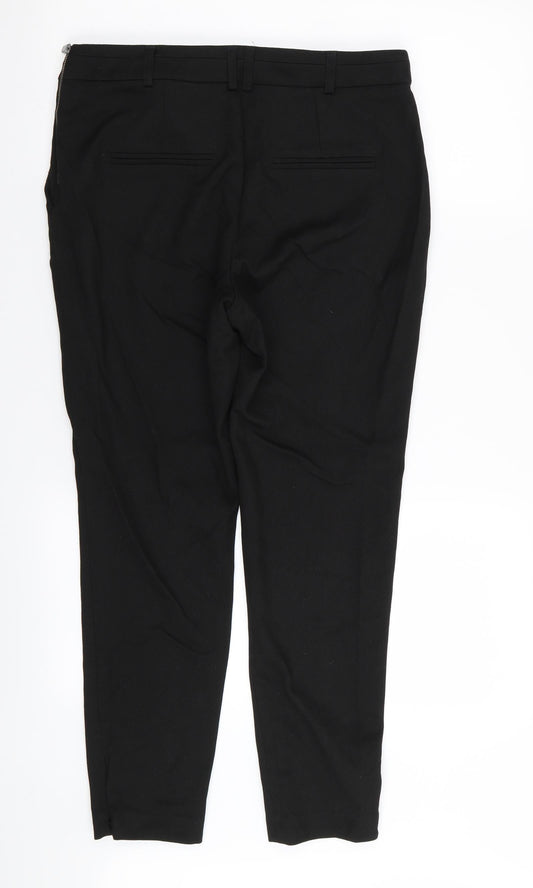 Womens UK Size 12 NEXT Regular Fit  Black Trousers