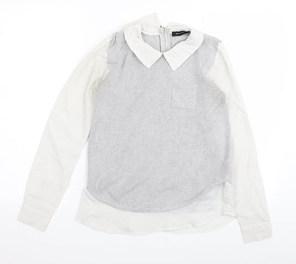g2000 women Womens Grey   Pullover Jumper Size 4  - top/jumper