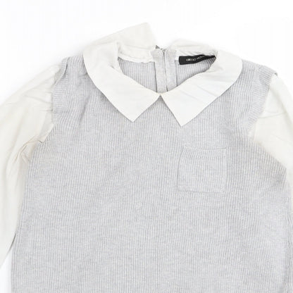 g2000 women Womens Grey   Pullover Jumper Size 4  - top/jumper