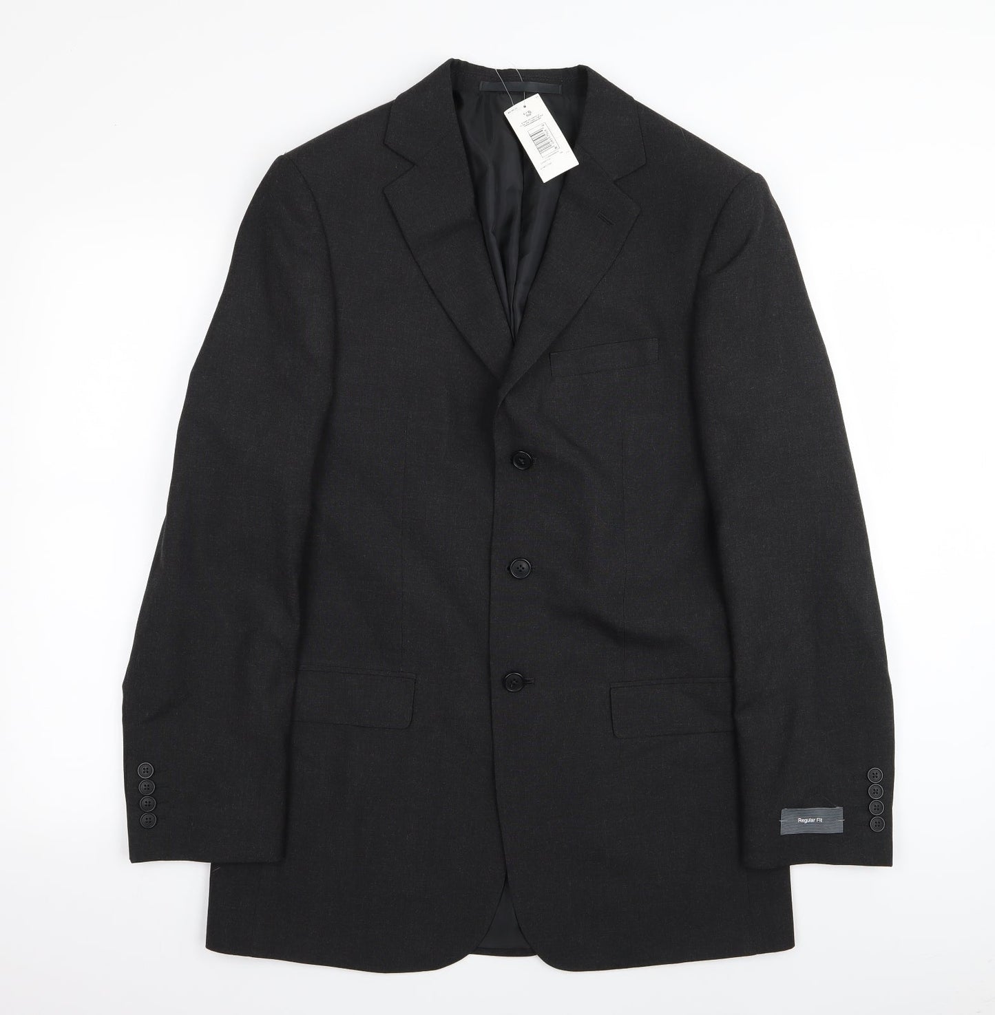 Mens UK Size 38 M&S Regular Grey Suit Jacket