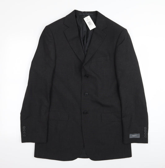 Mens UK Size 38 M&S Regular Grey Suit Jacket