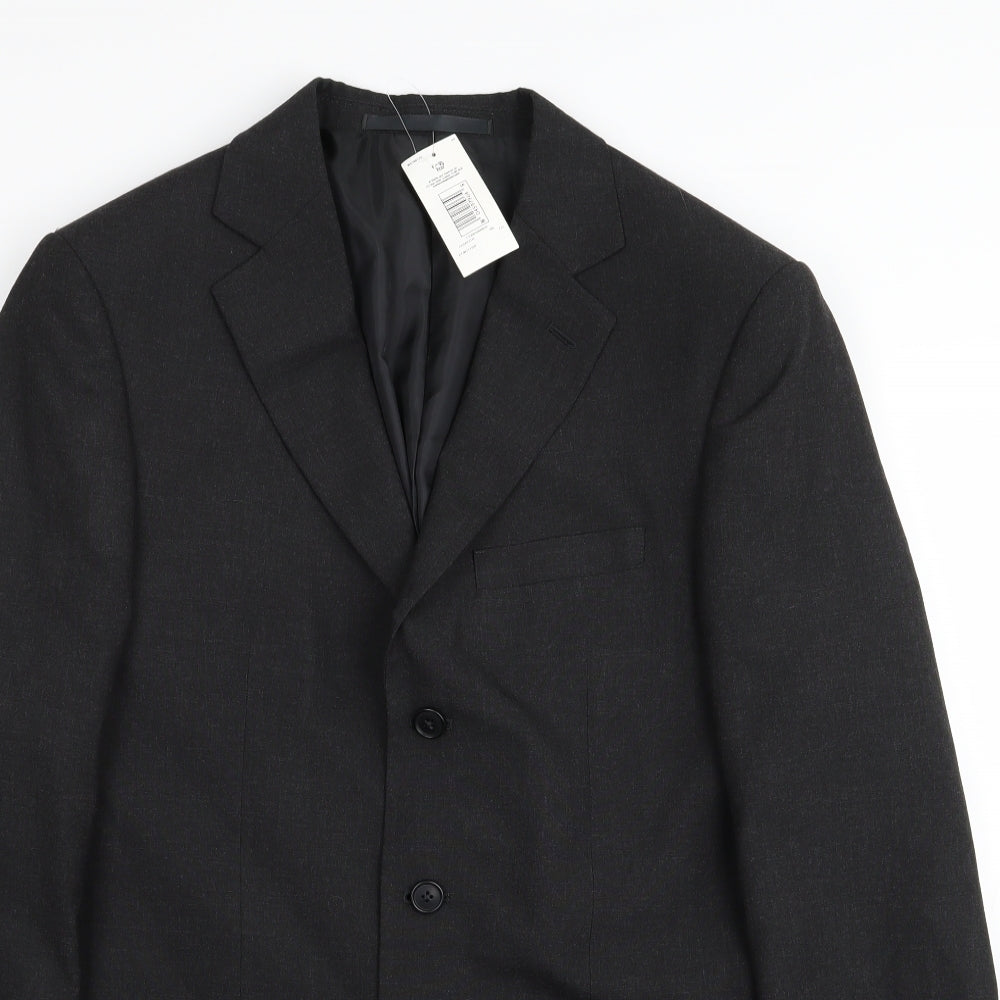 Mens UK Size 38 M&S Regular Grey Suit Jacket