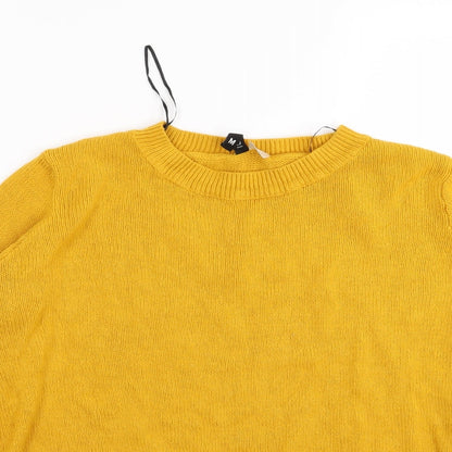 Divided by H&M Womens Yellow   Pullover Jumper Size M