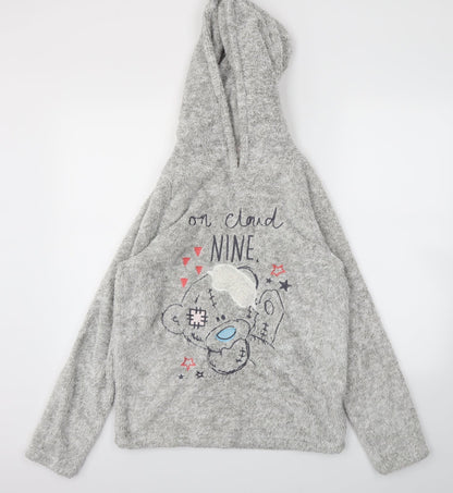 M&S Womens Grey Animal Print  Pullover Jumper Size 8