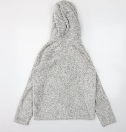 M&S Womens Grey Animal Print  Pullover Jumper Size 8