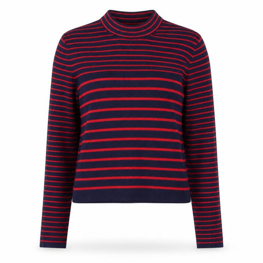 New Look Womens Red Striped  Pullover Jumper Size 10