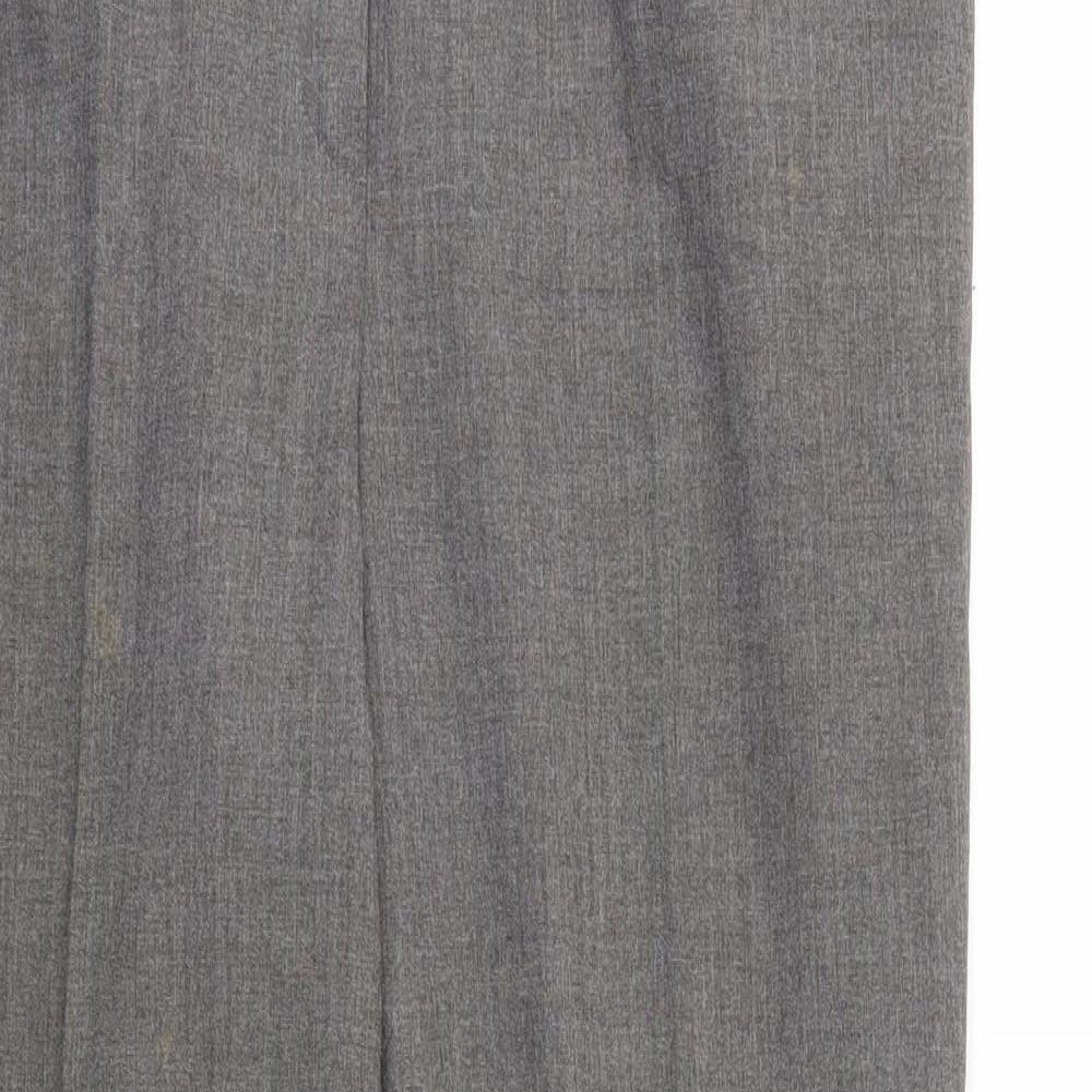 Womens UK Size 34 Preworn Relaxed Fit  Grey Trousers