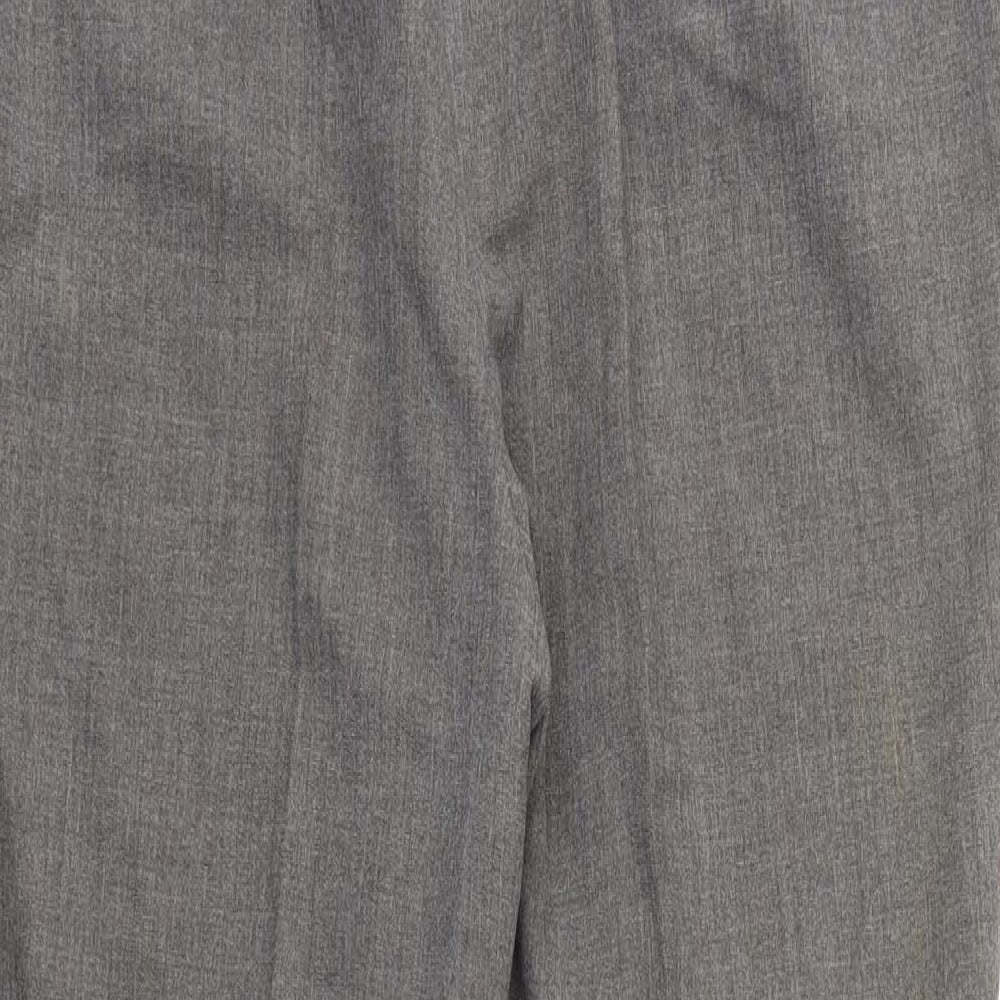 Womens UK Size 34 Preworn Relaxed Fit  Grey Trousers