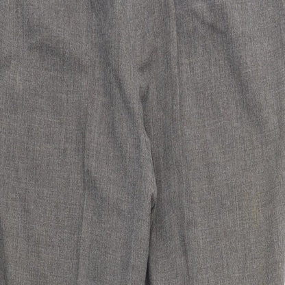 Womens UK Size 34 Preworn Relaxed Fit  Grey Trousers