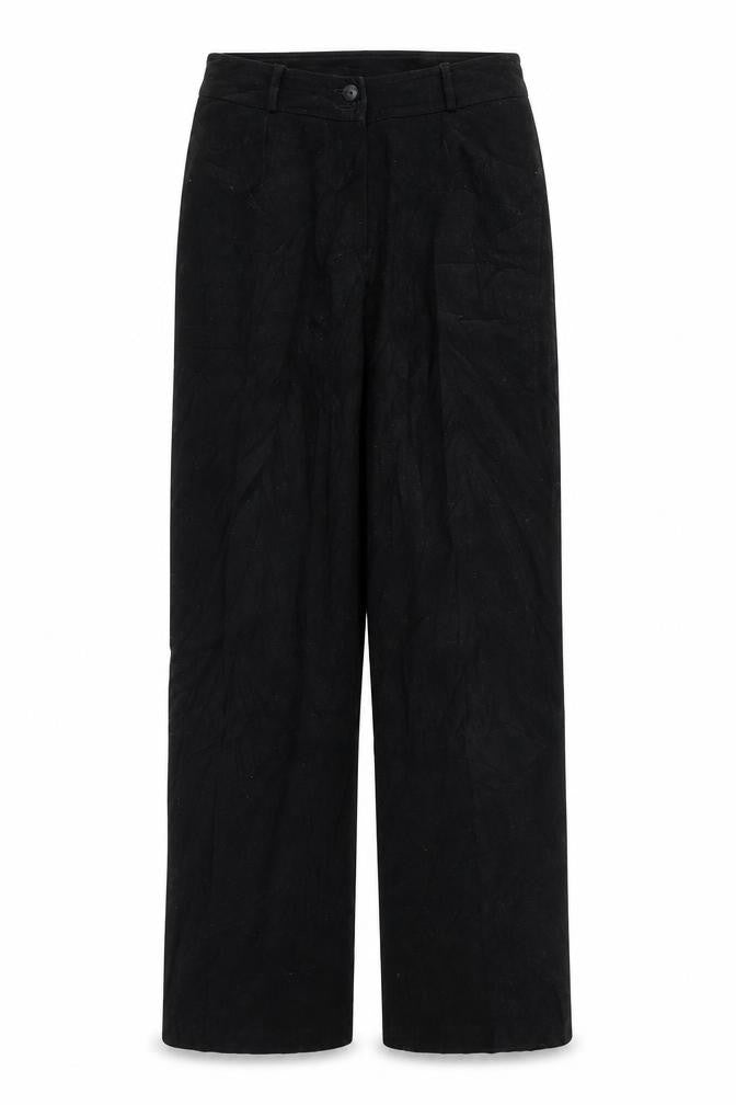 Womens UK Size 30 in Preworn Regular Fit  Black Trousers