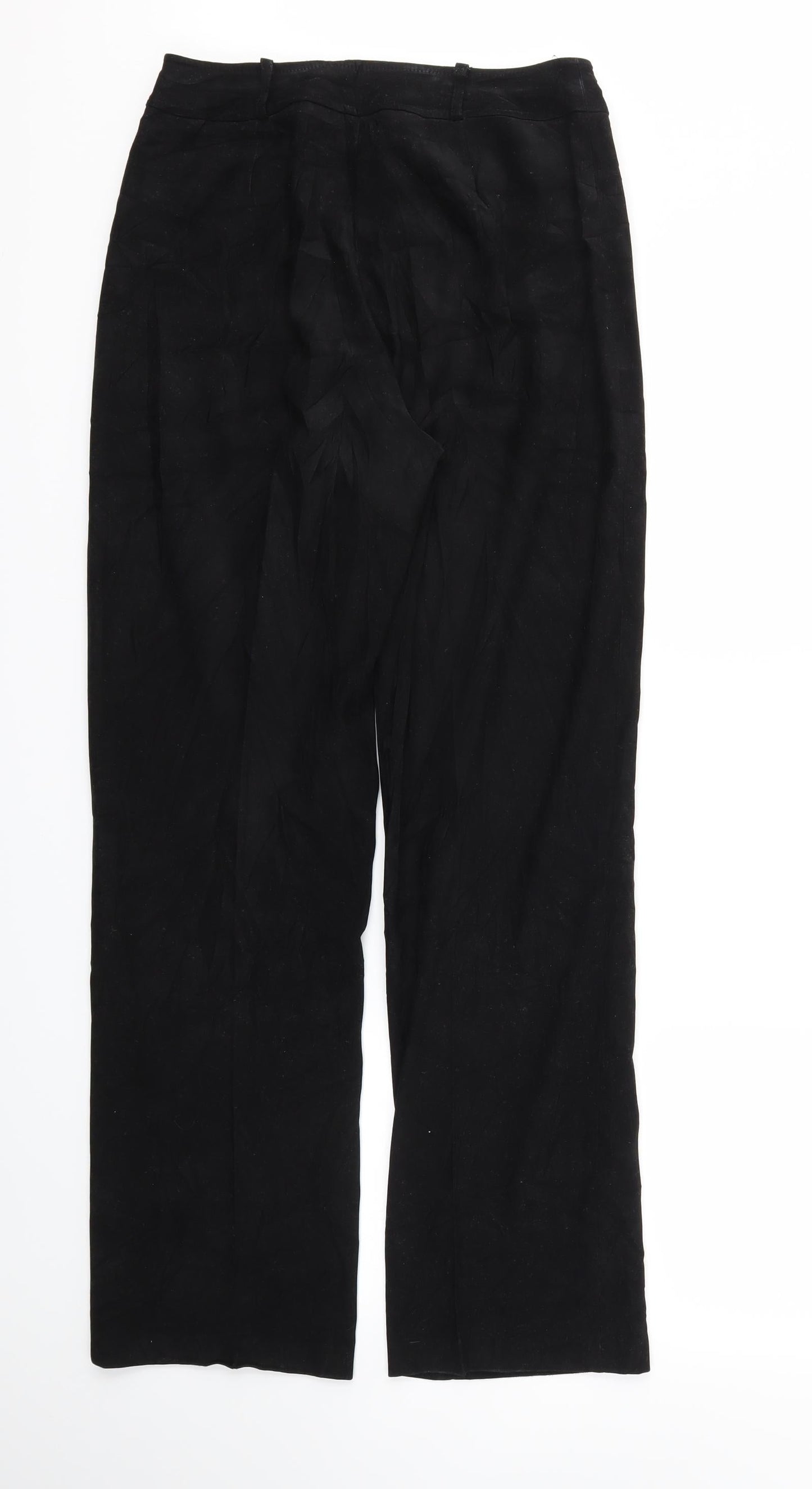 Womens UK Size 30 in Preworn Regular Fit  Black Trousers