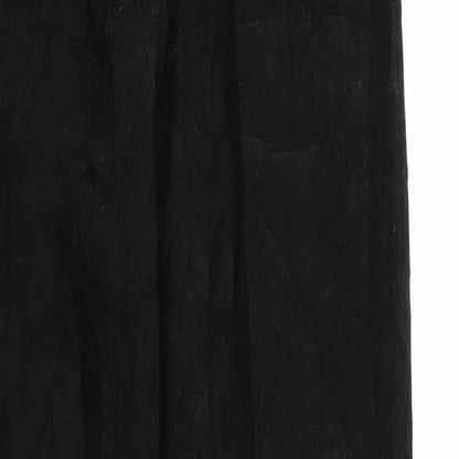 Womens UK Size 30 in Preworn Regular Fit  Black Trousers