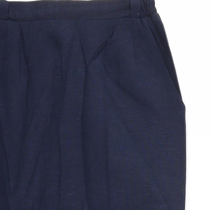 Davina Womens Blue   A-Line Skirt Size 14