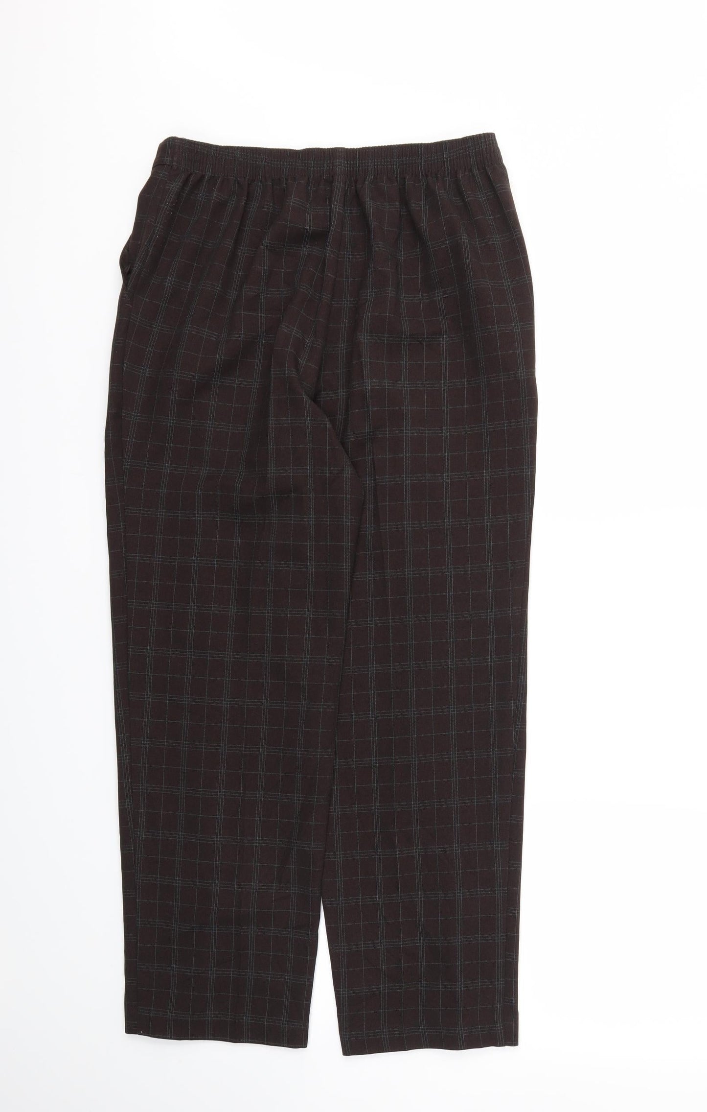 Womens UK Size 10 M&S Regular Fit  Brown Trousers