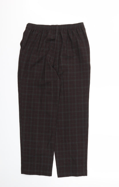 Womens UK Size 10 M&S Regular Fit  Brown Trousers
