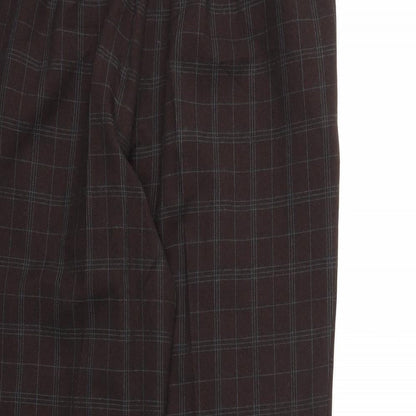 Womens UK Size 10 M&S Regular Fit  Brown Trousers