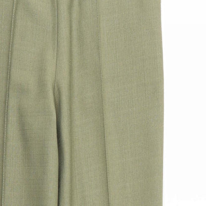 Womens UK Size 10 M&S Regular Fit  Green Trousers