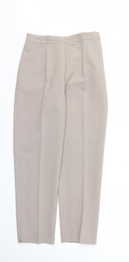 Womens UK Size 12 Preworn Regular Fit  Brown Trousers