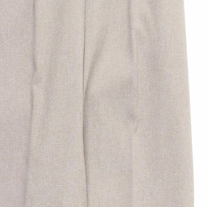 Womens UK Size 12 Preworn Regular Fit  Brown Trousers