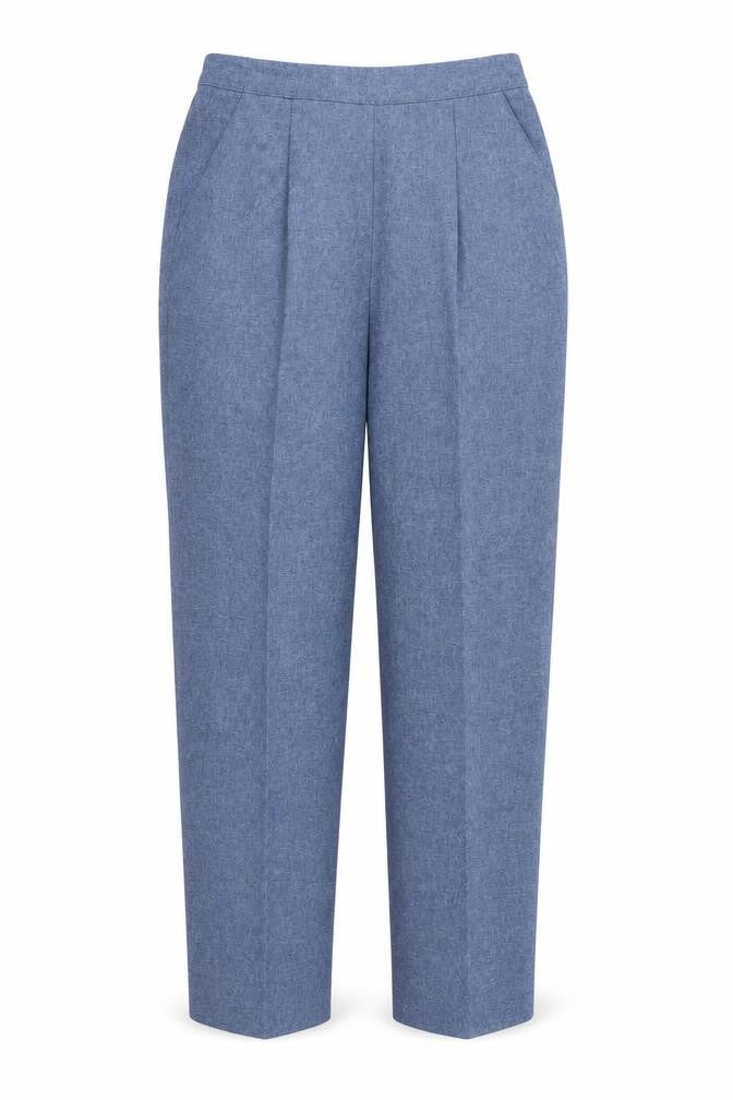 Womens UK Size 12 Classics Regular Fit  Blue Trousers