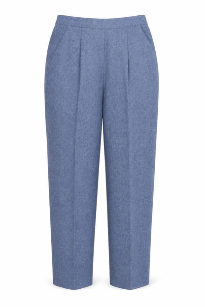 Womens UK Size 12 Classics Regular Fit  Blue Trousers