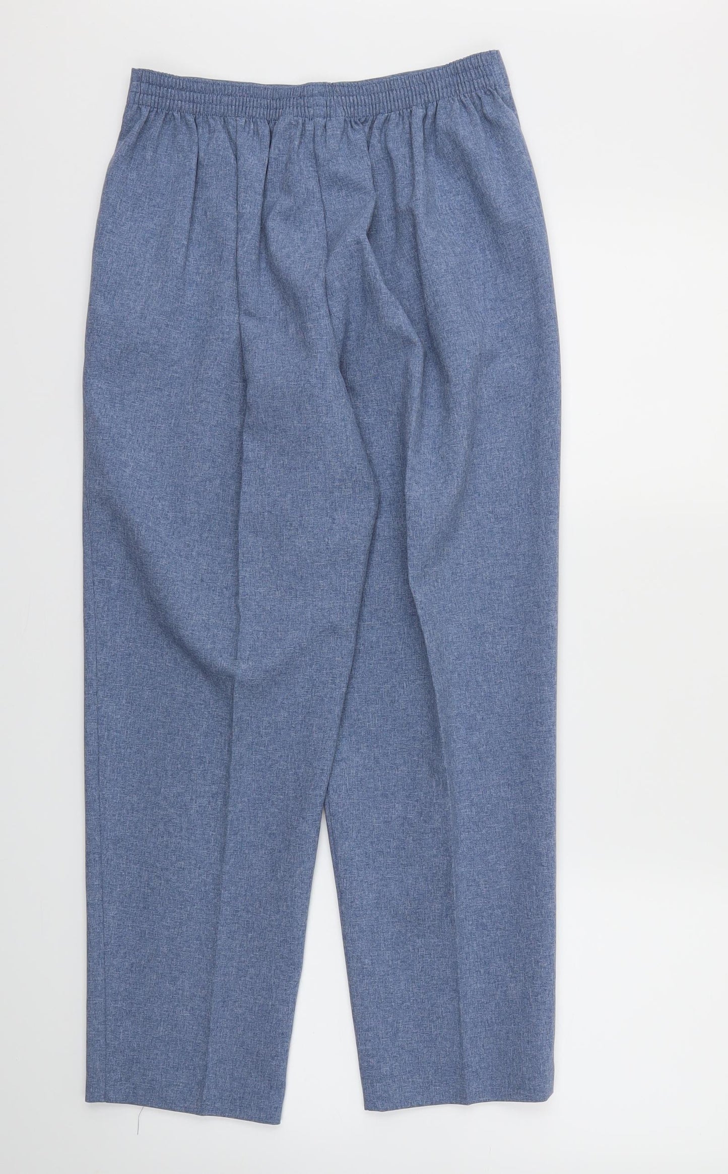 Classics Womens Blue   Trousers  Size 12 L26 in - Stretch waistband