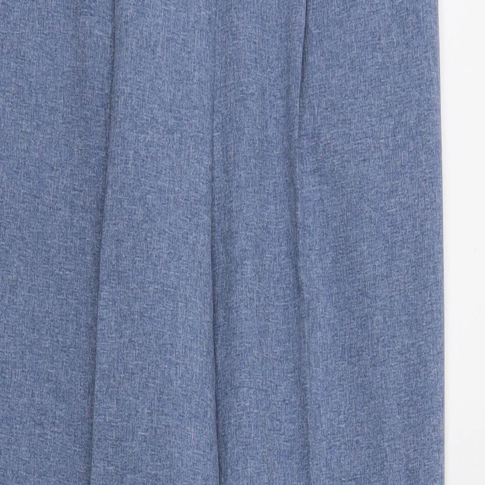 Classics Womens Blue   Trousers  Size 12 L26 in - Stretch waistband