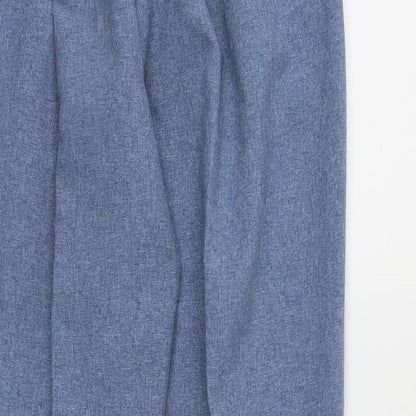 Classics Womens Blue   Trousers  Size 12 L26 in - Stretch waistband