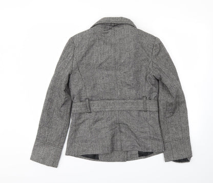 Zoe Womens Grey   Jacket Coat Size 12