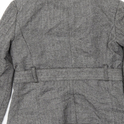 Zoe Womens Grey   Jacket Coat Size 12