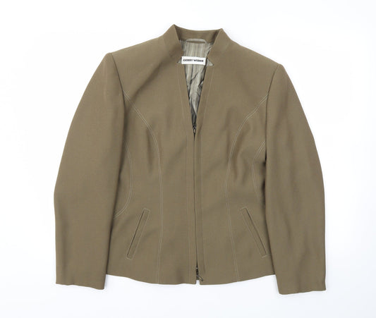 Gerry Weber Womens Green   Jacket Blazer Size 14
