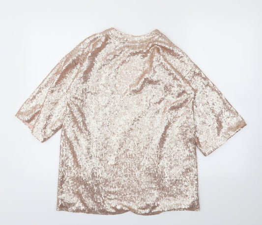 F&F Womens Gold   Jacket Blazer Size 6