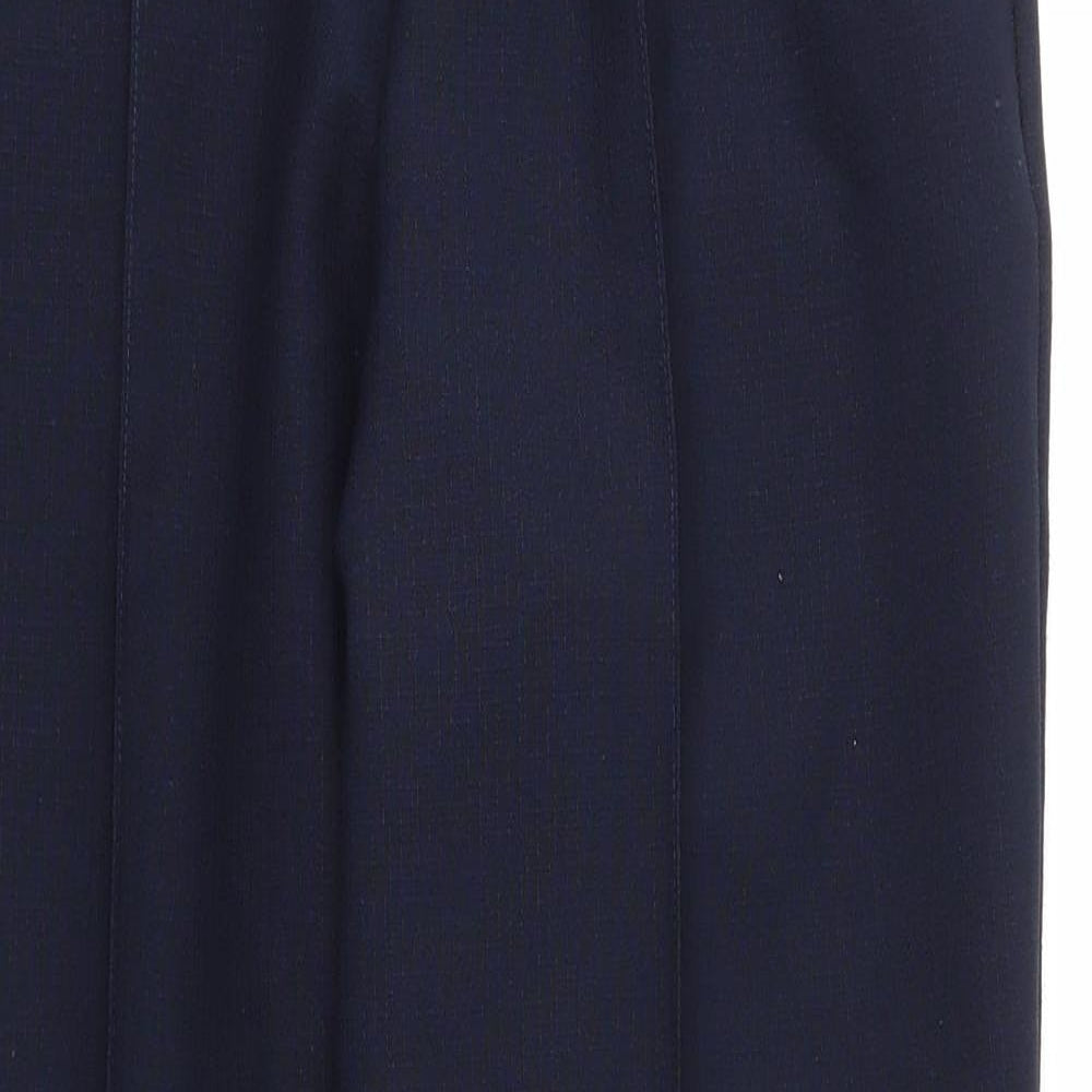 Womens UK Size 10 M&S Regular Fit  Blue Trousers