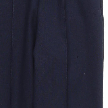Womens UK Size 10 M&S Regular Fit  Blue Trousers