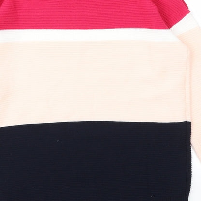 Debenhams Womens Multicoloured Striped  Pullover Jumper Size 8