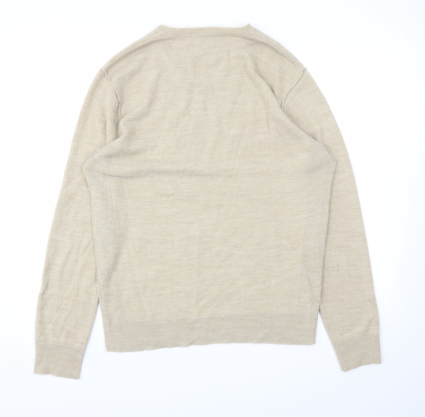 Twisted Soul Mens Beige   Pullover Sweatshirt Size M