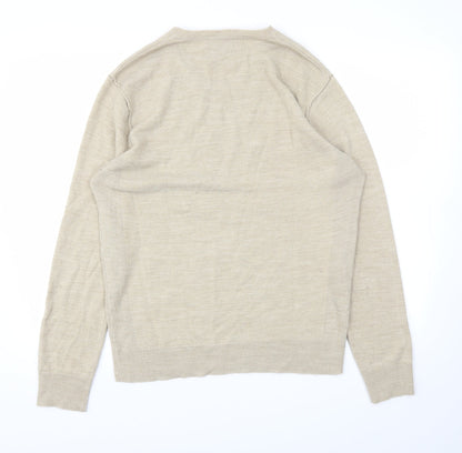 Twisted Soul Mens Beige   Pullover Sweatshirt Size M