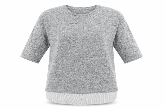 Sainsburys  Womens Grey   Pullover Jumper Size 16  - Under Shirt detail