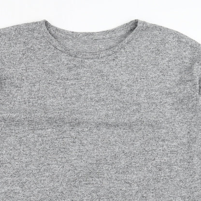 Sainsburys  Womens Grey   Pullover Jumper Size 16  - Under Shirt detail