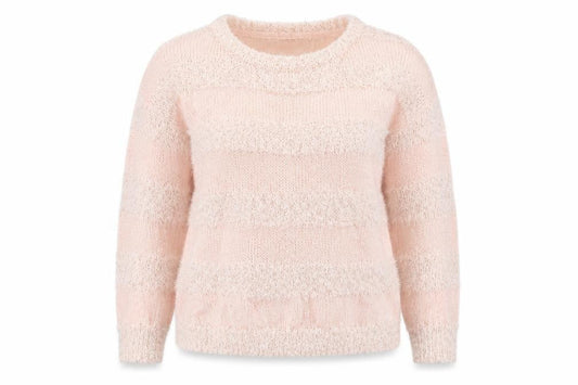 Red Herring Womens Pink Striped  Pullover Jumper Size 16