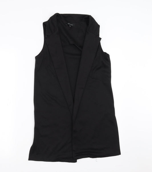 Womens UK Size 8 New Look Black Cardigan Jumper