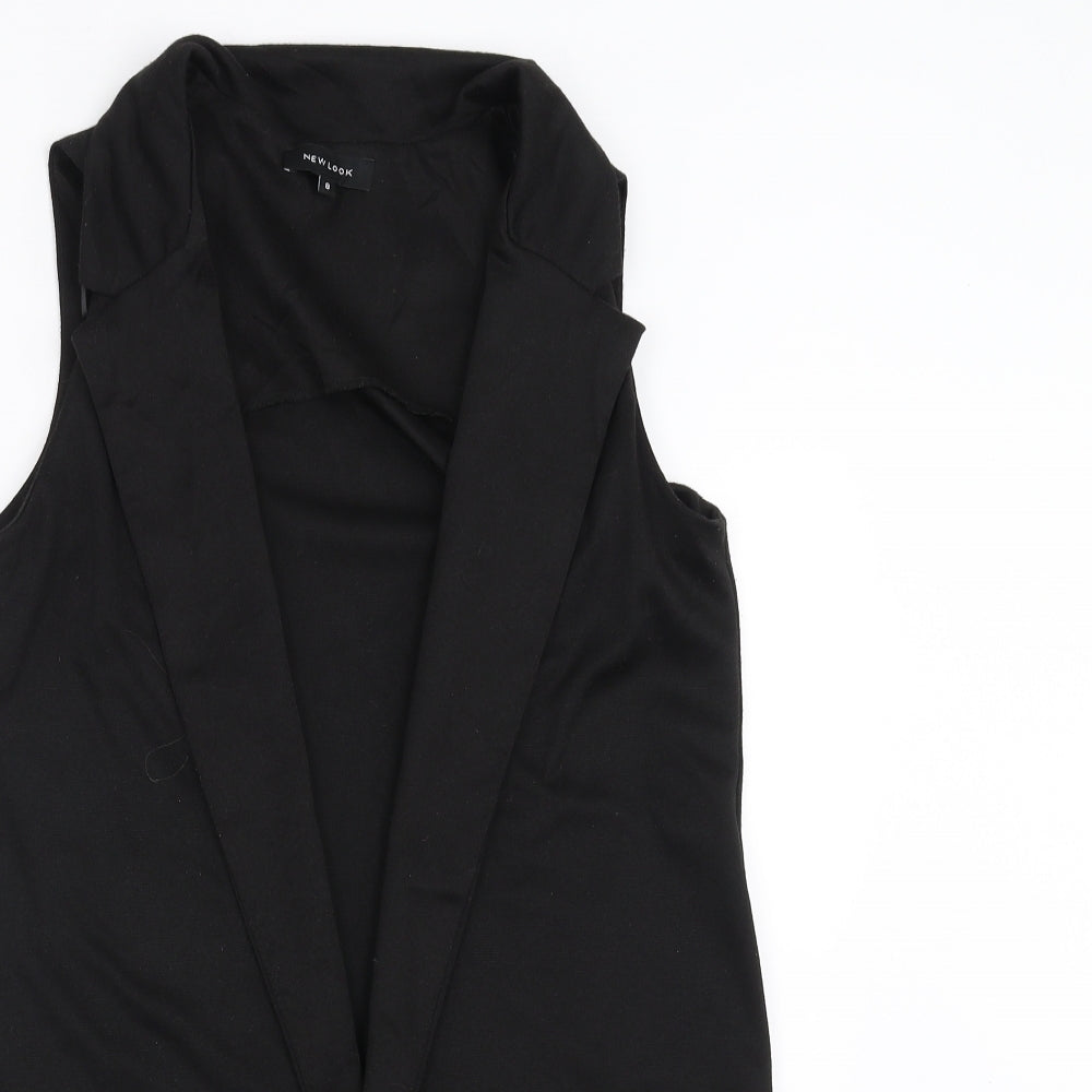 Womens UK Size 8 New Look Black Cardigan Jumper