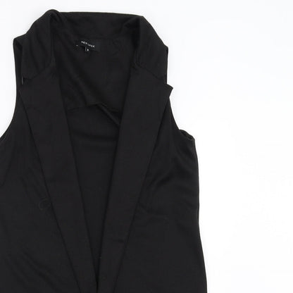 Womens UK Size 8 New Look Black Cardigan Jumper