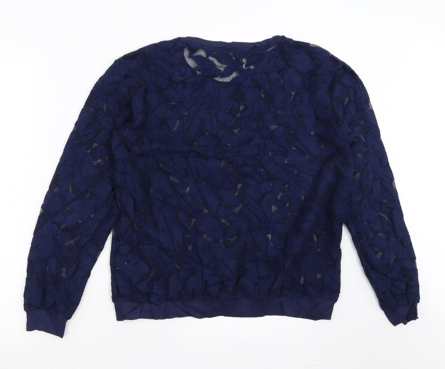 Womens UK Size 14 Marks and Spencer Blue Pullover Jumper