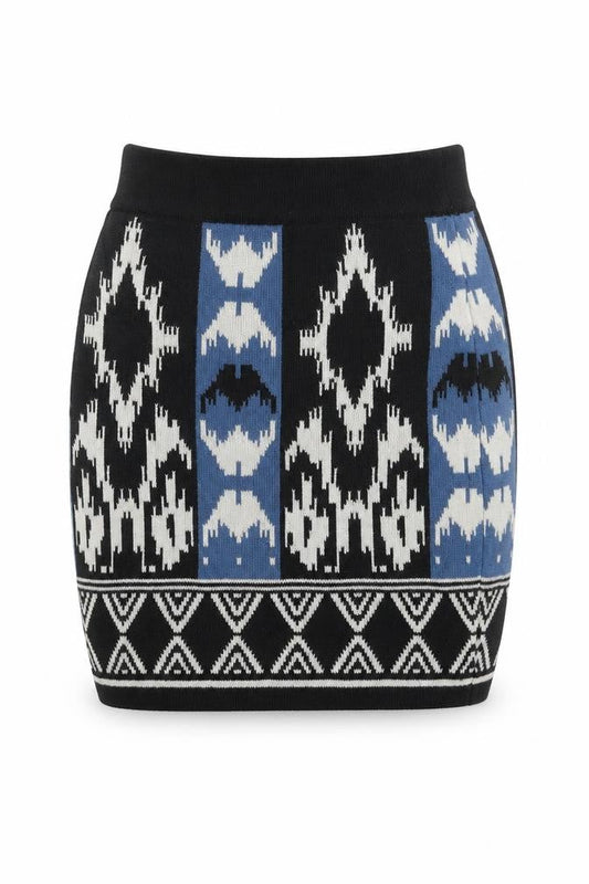 Womens UK Size S Sparkle & Fade Straight & Pencil Knit Skirt
