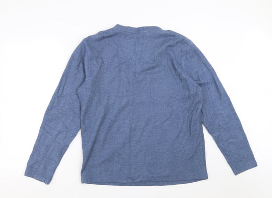 Cutting Edge Mens Blue   Pullover Jumper Size L  - stripes