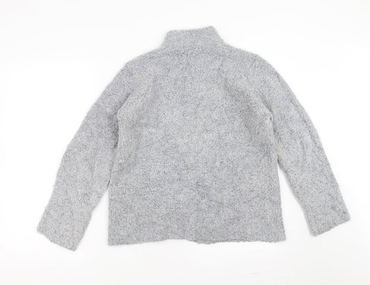 EWM Womens Grey   Full Zip Jumper Size M