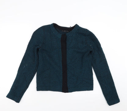 ASOS Womens Green Geometric  Cardigan Jumper Size S